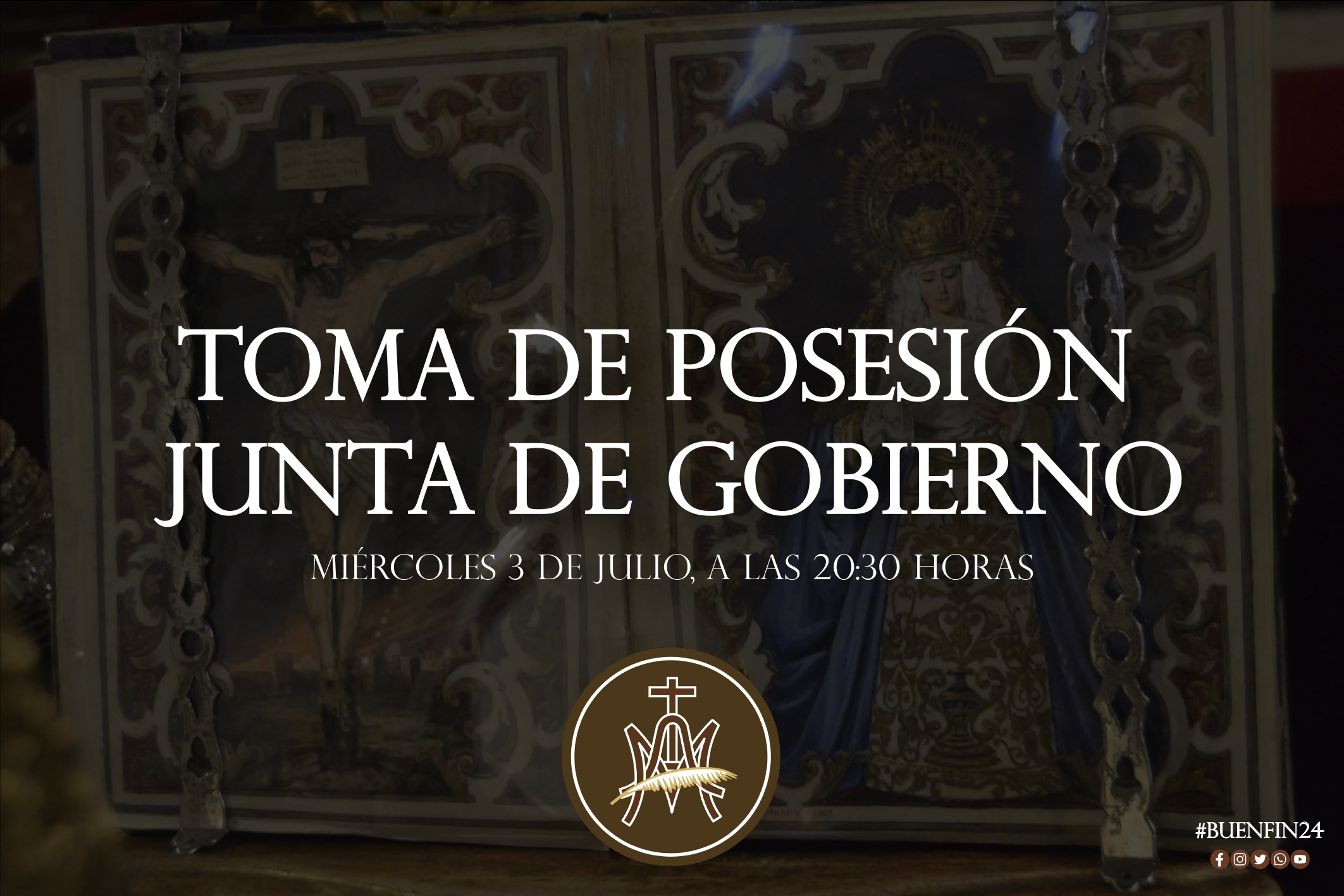 Miércoles 3 de julio, toma de posesión de la nueva Junta de Gobierno ...